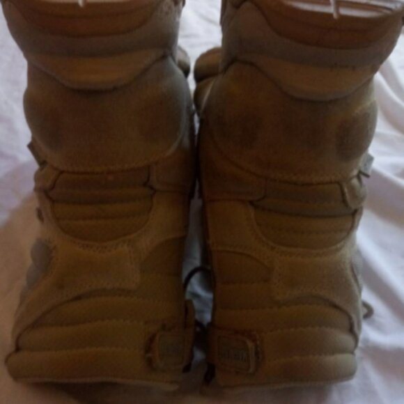 MAGNUM ELITE STORM ZIP MILITARY LEATHER LACE UP sz9 DESERT COMBAT BOOTS NM 00513 main image 5